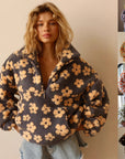 Marcia | Fleece Trui met Revers en Ritssluiting