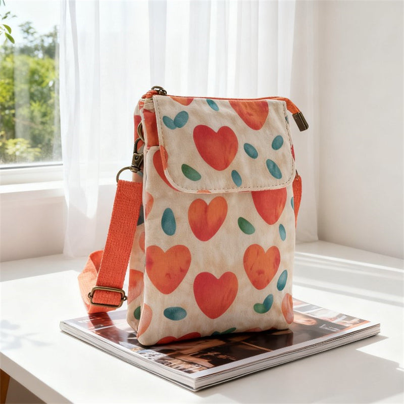 Elvira - Vintage Schoudertas met rits en magnetische sluiting