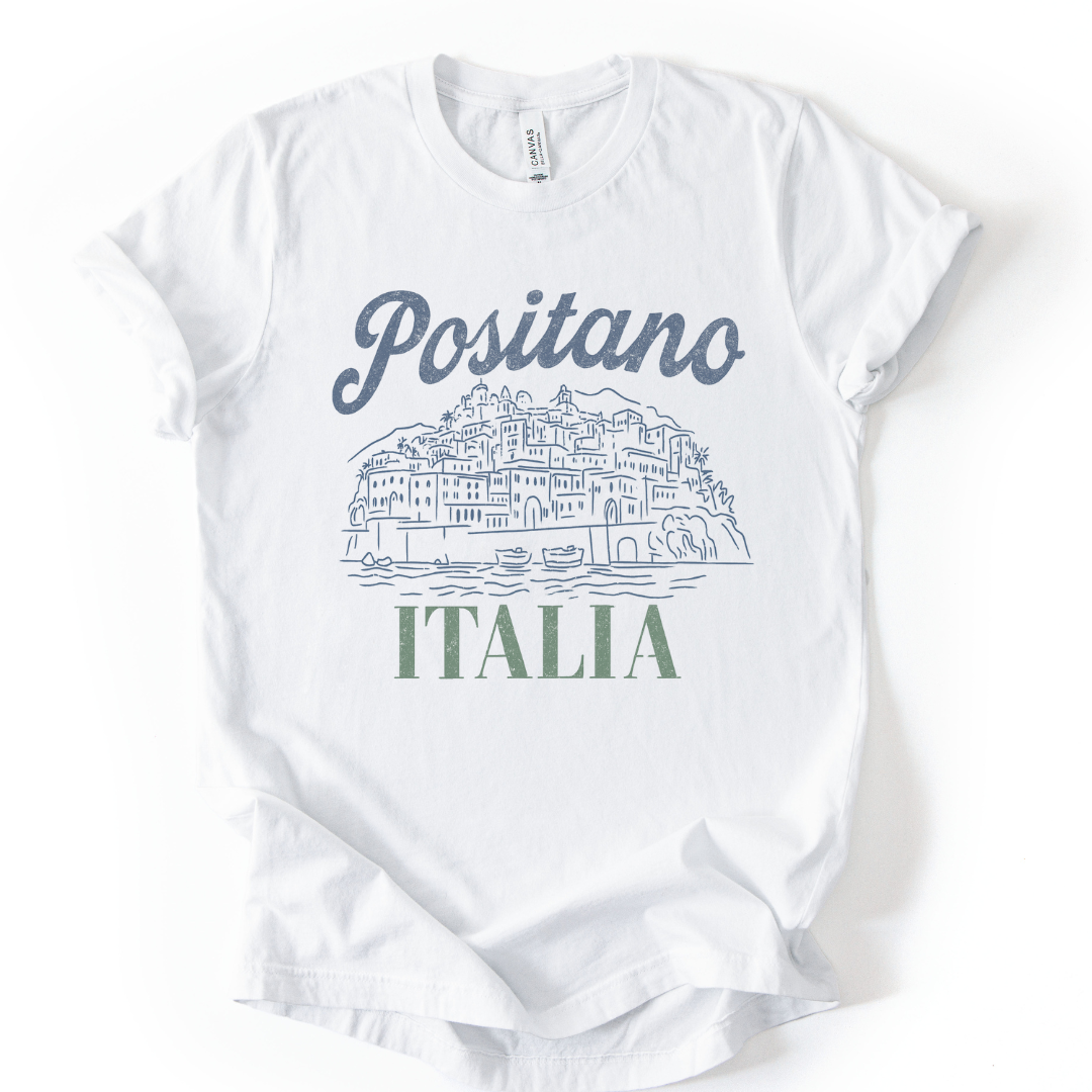 Positano - Bella Canvas Super Zachte Standaard Fit T-shirt