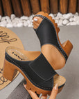 Hilde | Orthopedische sandalen met hoge hak en open tenen