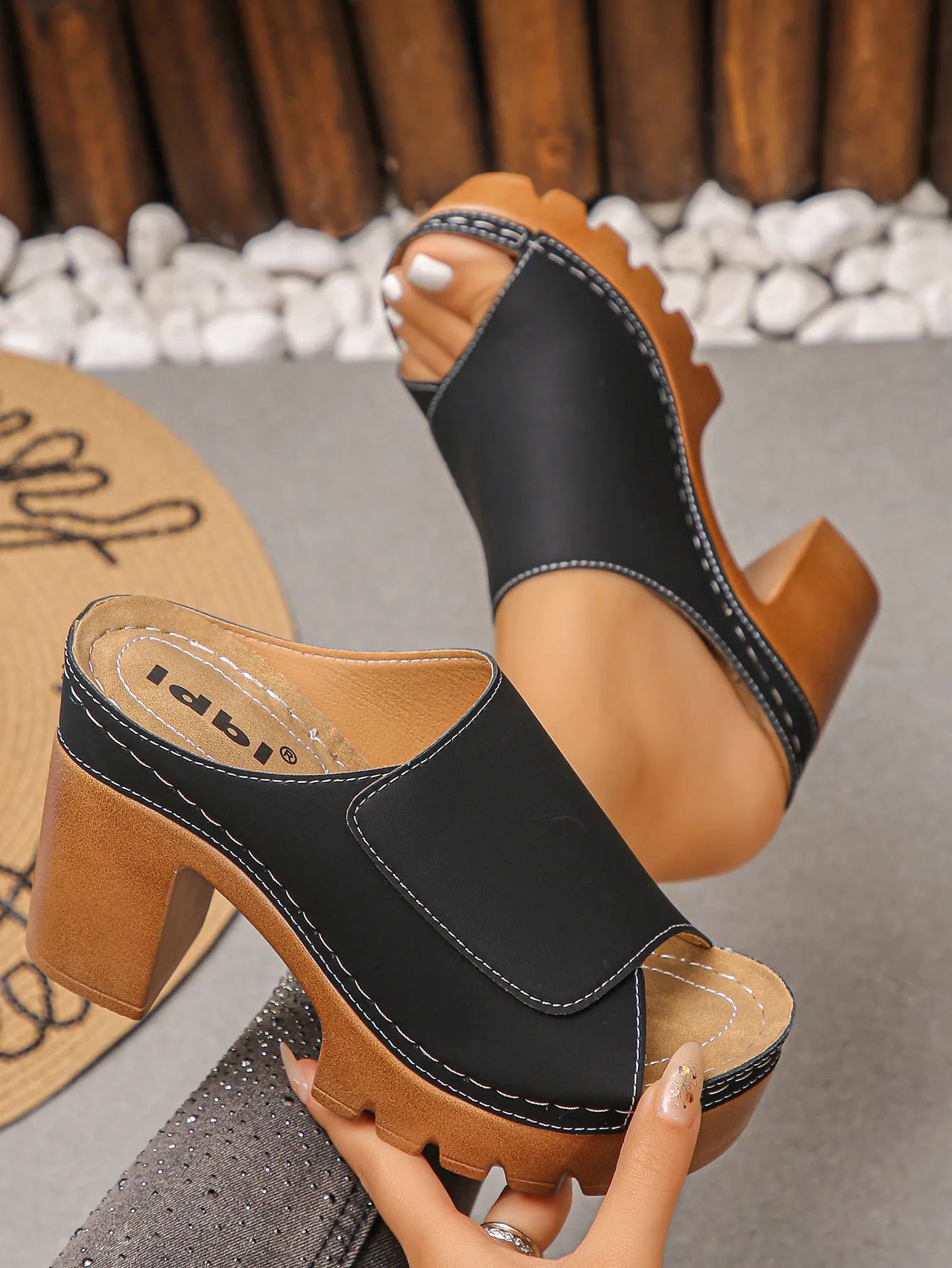 Hilde | Orthopedische sandalen met hoge hak en open tenen