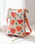 Elvira - Vintage Schoudertas met rits en magnetische sluiting