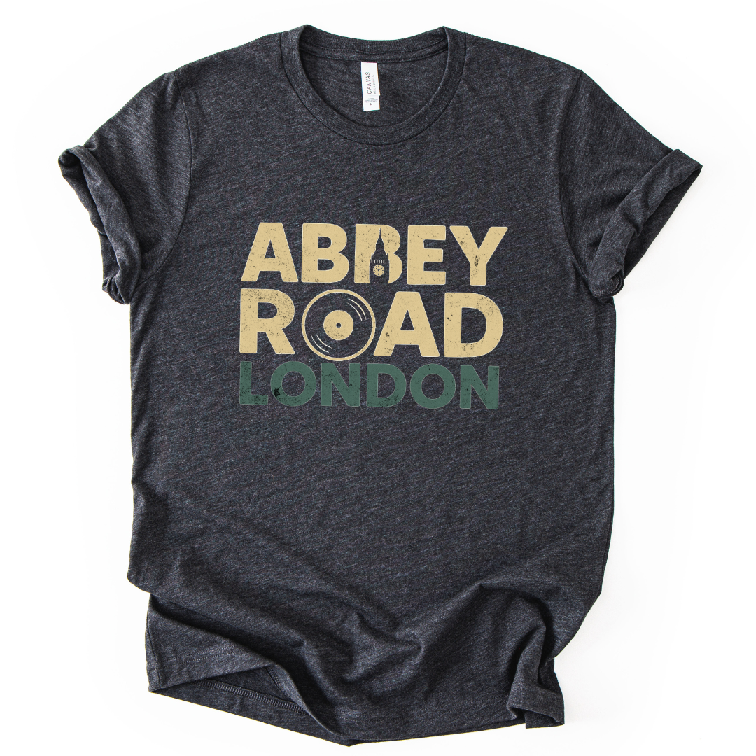 Abbey Road Londen - Bella Canvas Super Zachte Standaard Pasvorm T-Shirt