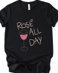 Rose All Day - Bella Canvas Super Zachte Standaard Fit T-shirt