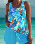 Trudy – Elegante tankini met een slanker effect en bijpassende short