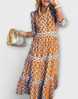 JULIANA | MIDI-JURK MET KETTINGPATROON