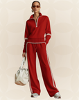 Marieke – Comfortabel set met brede pijpen