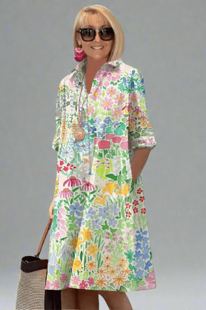 Lieke - Elegante Midi Jurk