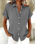 Jasmijn | Comfortabele Zomerblouse met korte mouwen