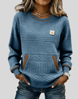 Noelle™ | Crew Neck Colorblock Sweatshirt