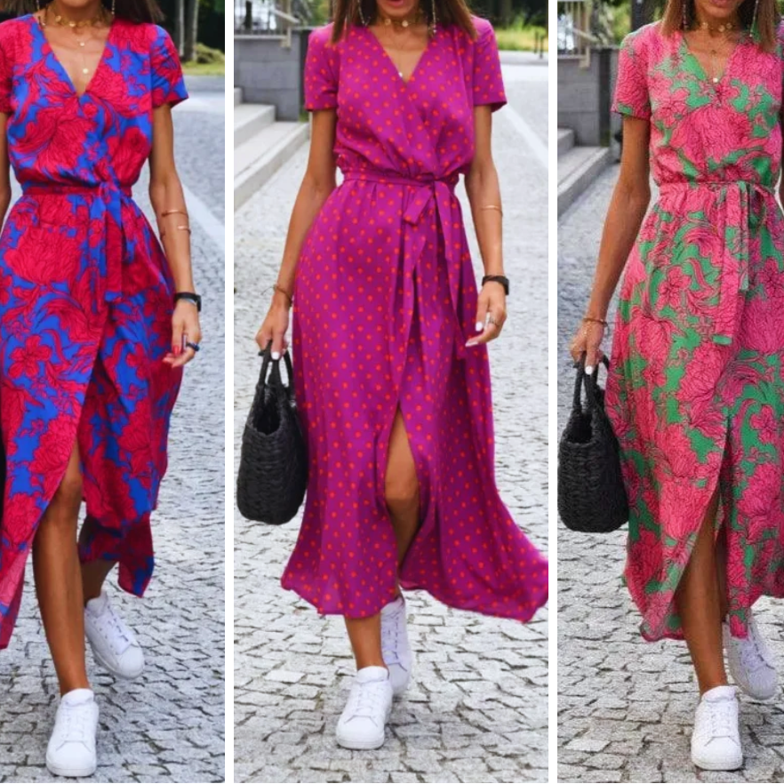 Nienke | Elegante jurk met V-hals
