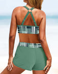 Noortje | Flatterende bikini met hoge taille en ribbels