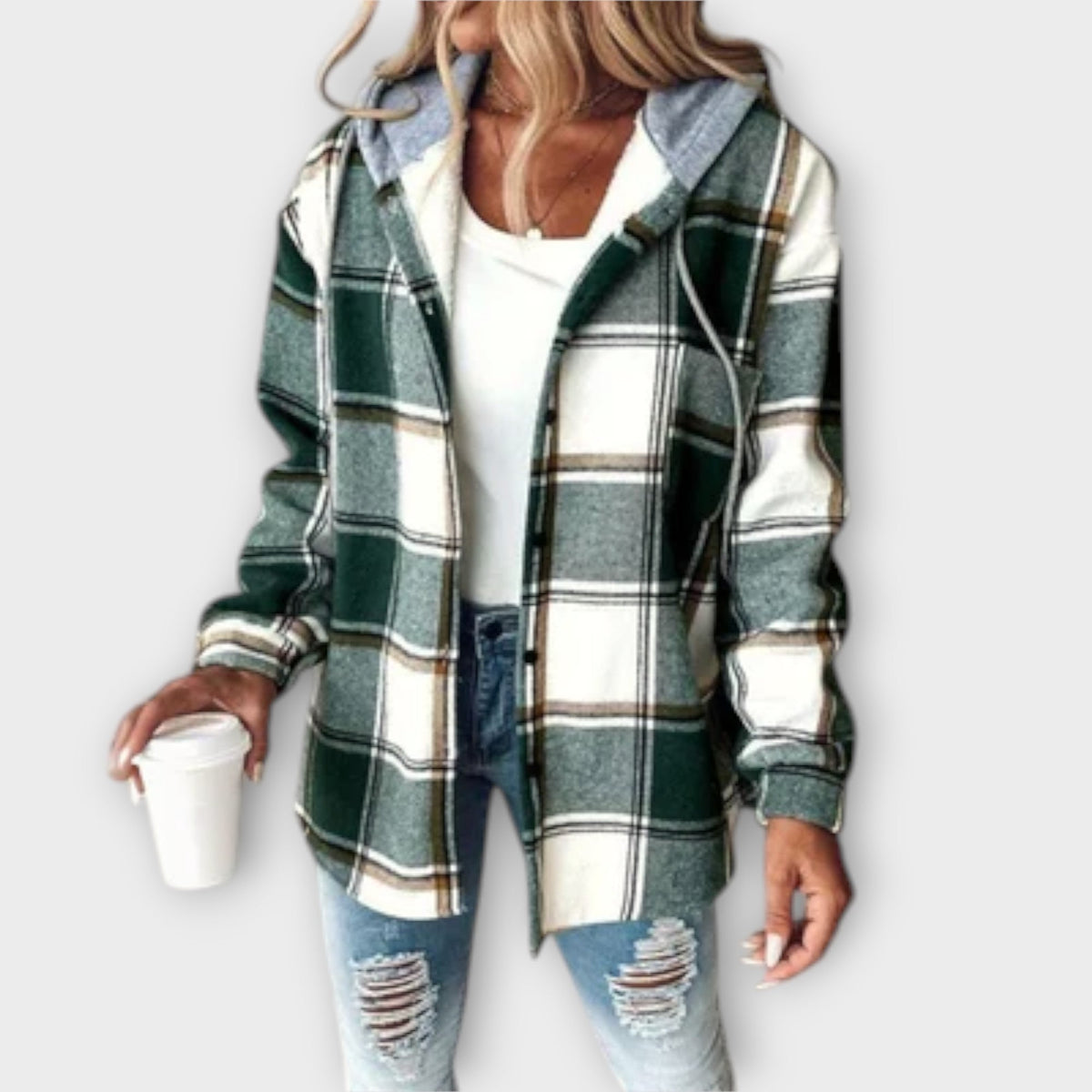 Sara™ | Casual top met capuchon