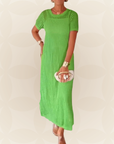 Tanja -  Lange Maxi Jurk + Gratis Binnenjurk