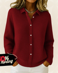 Amber – Dé gebreide cardigan met knoopsluiting