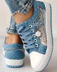 Mireille | Elegante Bloemen Sneakers