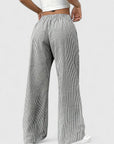 Manon – Comfortabele wide leg broek met strepen