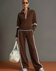 Marieke – Comfortabel set met brede pijpen