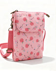 Elvira - Vintage Schoudertas met rits en magnetische sluiting