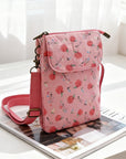 Elvira - Vintage Schoudertas met rits en magnetische sluiting