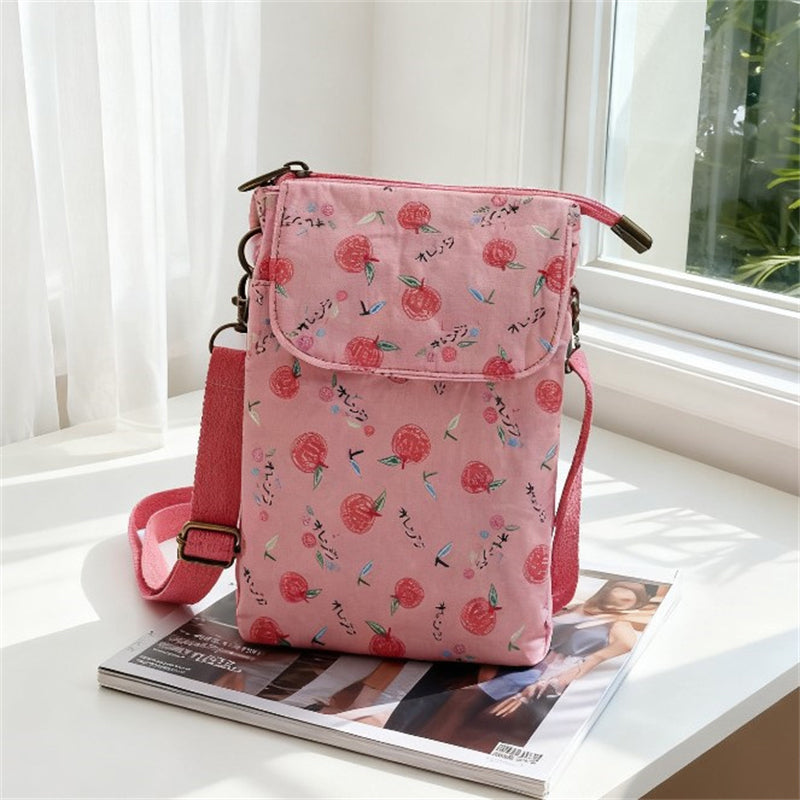 Elvira - Vintage Schoudertas met rits en magnetische sluiting