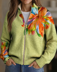 Sidonie™ | Levendige Tropische Lelie Bloemenprint