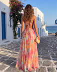 Dayana – Maxi Jurk Met Kruislingse Hals