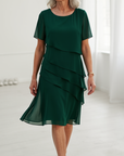 Juliette | Elegante, vloeiende jurk met ruches