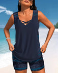 Márcia - Tankini met geometrische print