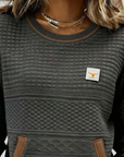 Noelle™ | Crew Neck Colorblock Sweatshirt