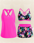 Rosalie | Badmode set Koordsluiting en Ademend Materiaal
