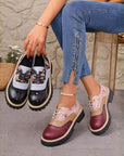 Roosmarijn | Oxford schoenen met bloemenprint