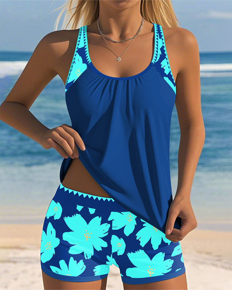 Mariana - Tankini zonder mouwen met U-hals