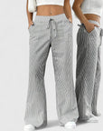 Manon – Comfortabele wide leg broek met strepen