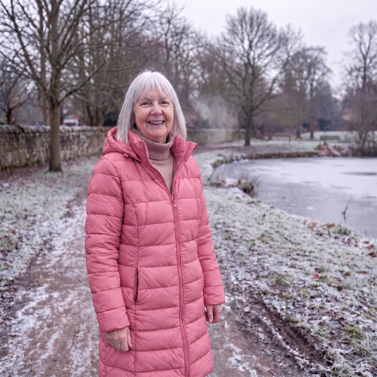 Henrike | Lichte gewatteerde winterjas dames