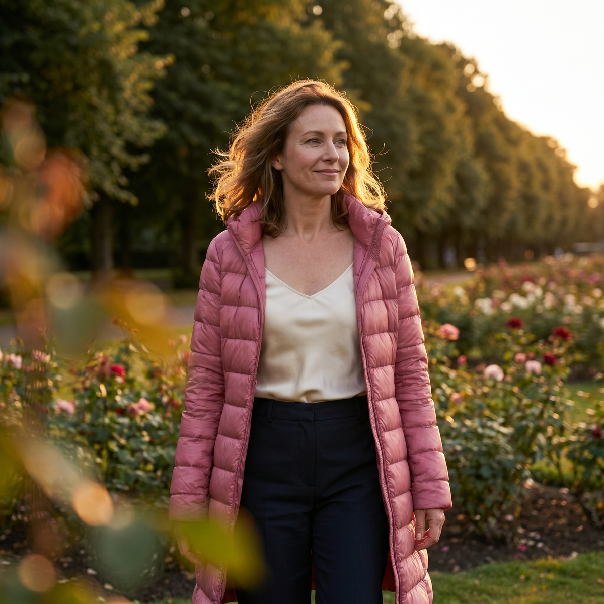 Henrike | Lichte gewatteerde winterjas dames