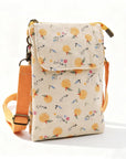 Elvira - Vintage Schoudertas met rits en magnetische sluiting