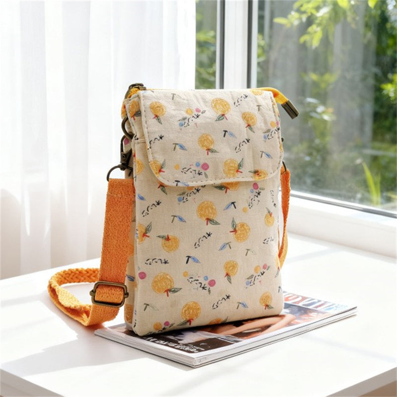 Elvira - Vintage Schoudertas met rits en magnetische sluiting