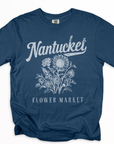 Nantucket Flower Market - Comfort Colors Relaxed Fit Premium T-shirt