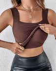 Jet | U-hals Shapewear Tanktop met Ingebouwde Beha