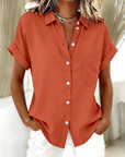 Jasmijn | Comfortabele Zomerblouse met korte mouwen