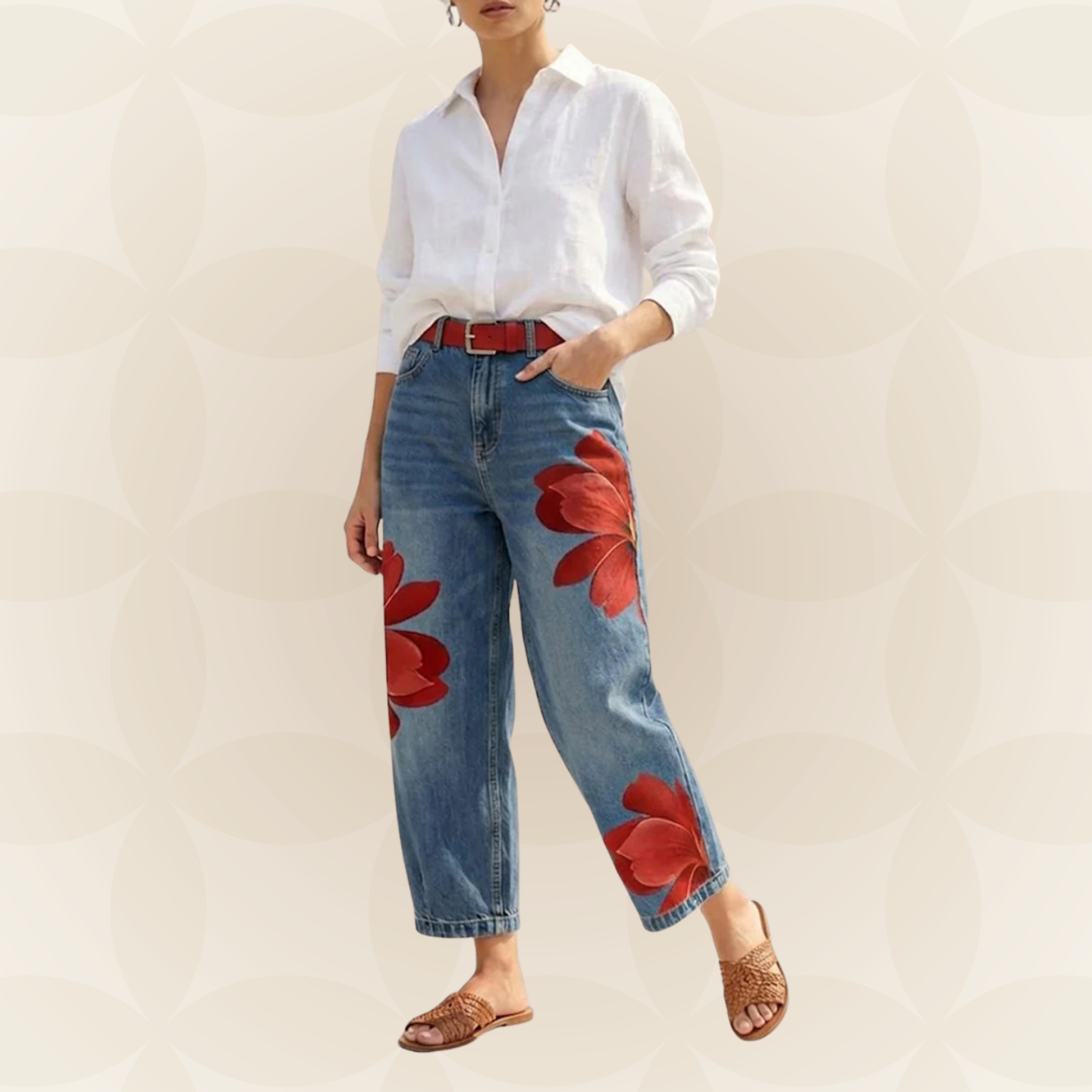Emma | Elegante Loose fit spijkerbroek
