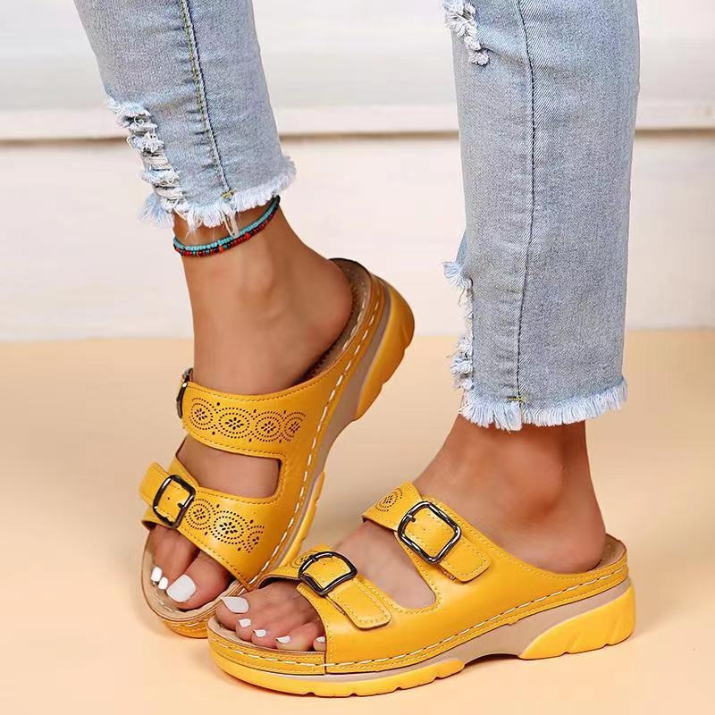 Julia | Orthopedische sandalen voor hielspoor, brede voeten &amp; artrose