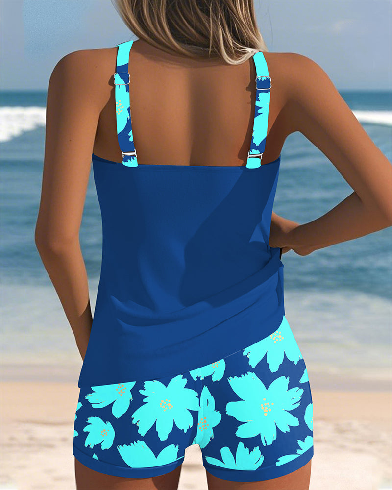 Mariana - Tankini zonder mouwen met U-hals