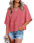 Liselotte | Losvallend T Shirt met Klokmouwen