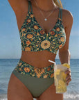Vintage Bloemenprint Bikini Sexy