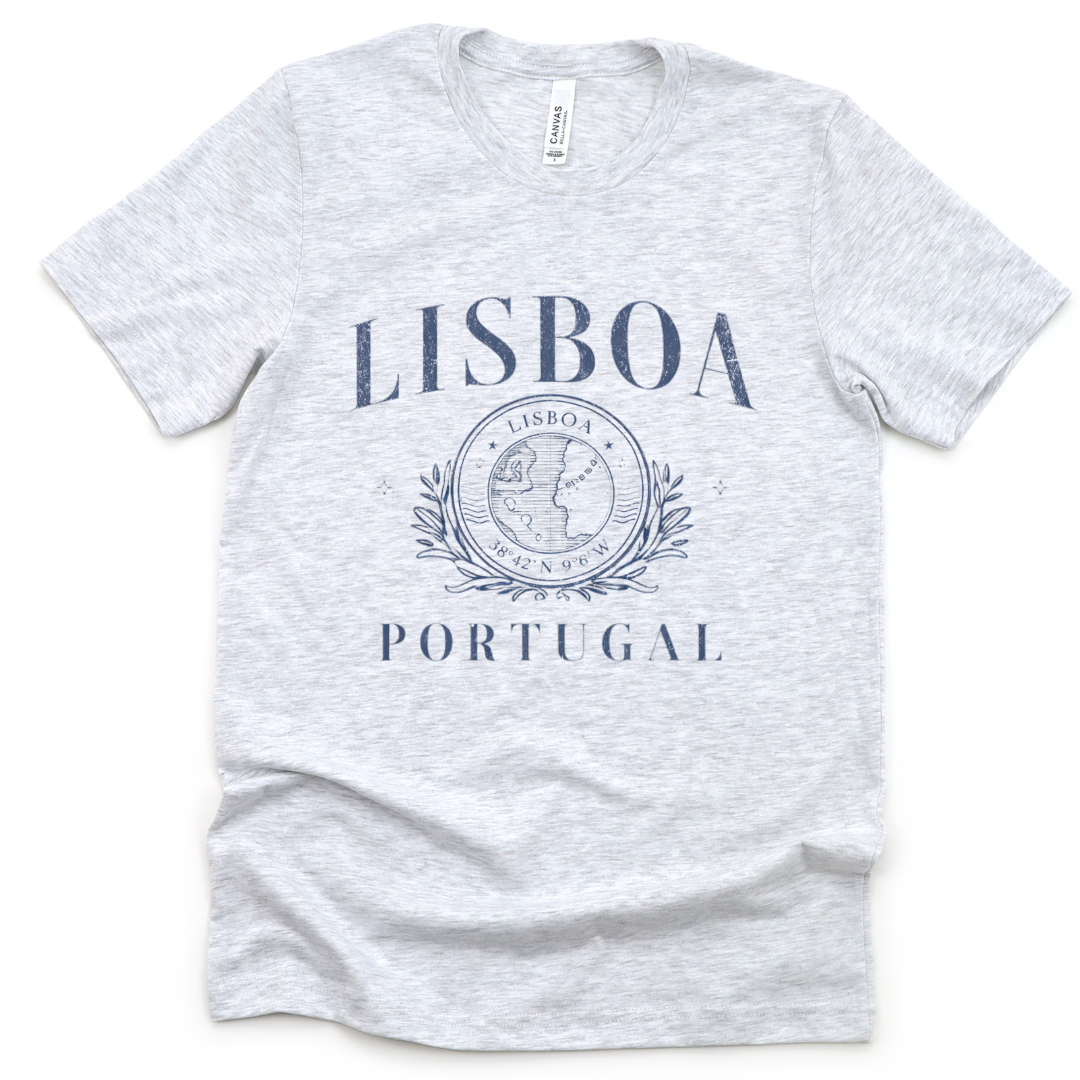 Lissabon Portugal - Bella Canvas Super Zachte Standaard Fit T-Shirt
