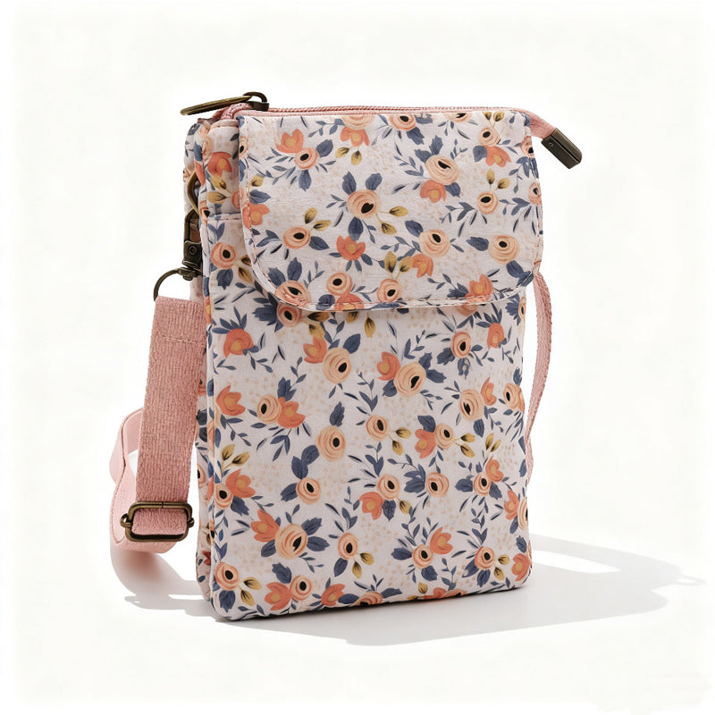 Elvira - Vintage Schoudertas met rits en magnetische sluiting