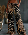Christa | Comfortabele broek met luipaard print