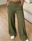 Fee | Comfortabele Wide-Leg Broek met Hoge Taille